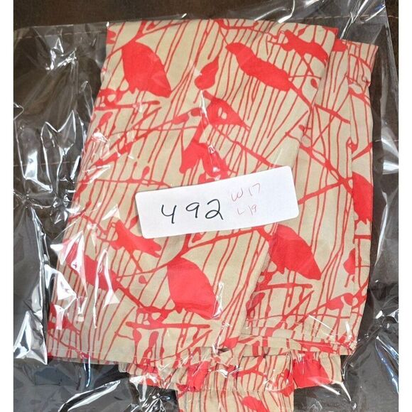 Red & White Everly Elastic Waist Skirt With Bird & Branch Print Womens - Picture 8 of 8